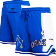 PRO STANDARD Men's Pro Standard Royal Milwaukee Bucks 2023/24 City Edition DK Shorts