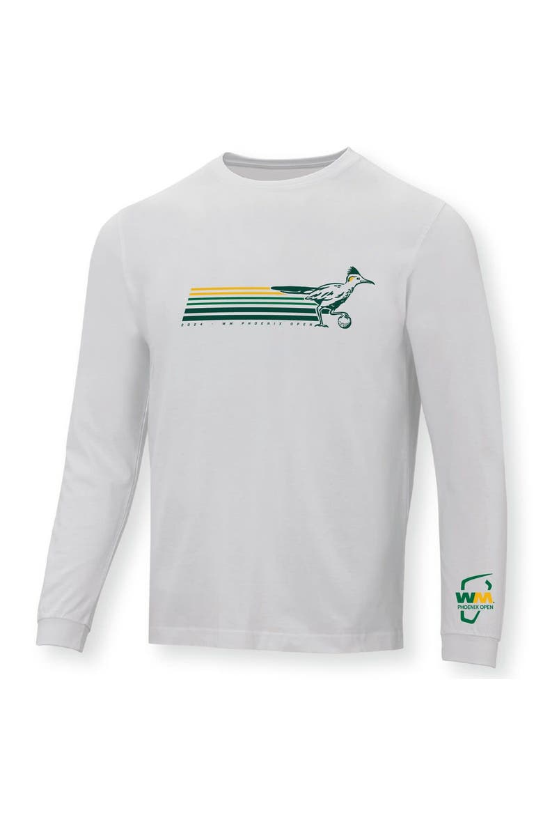 Men's Ahead  White 2024 WM Phoenix Open Berkley Long Sleeve T-Shirt, Alternate, color, White