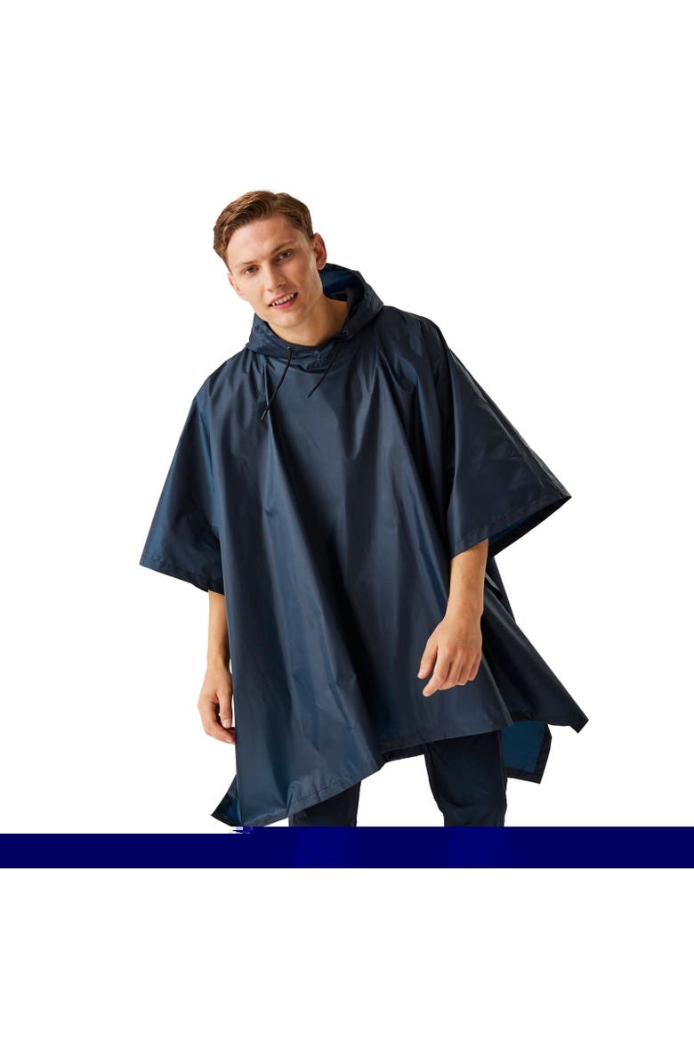 Fedrik Waterproof Poncho, Alternate, color, Navy