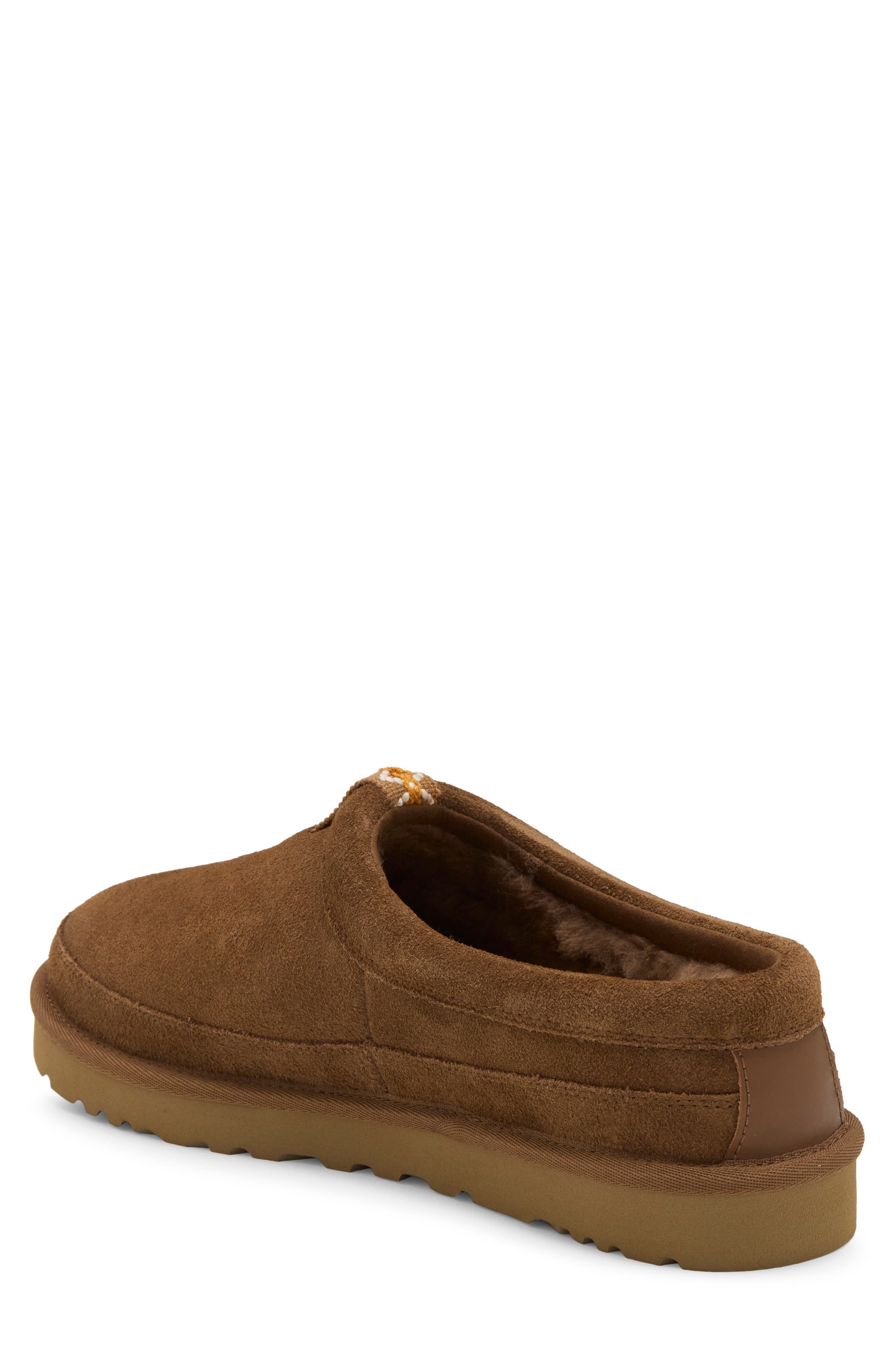 Rozman Leather Slipper, Alternate, color, DARK CHESTNUT