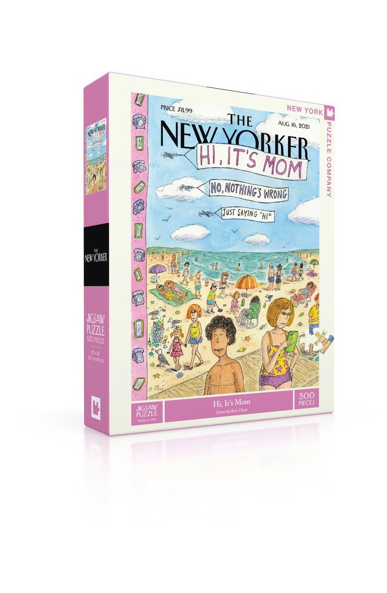 NEW YORK PUZZLE COMPANY Hi, It's Mom 500 Piece Puzzle, Alternate, color,