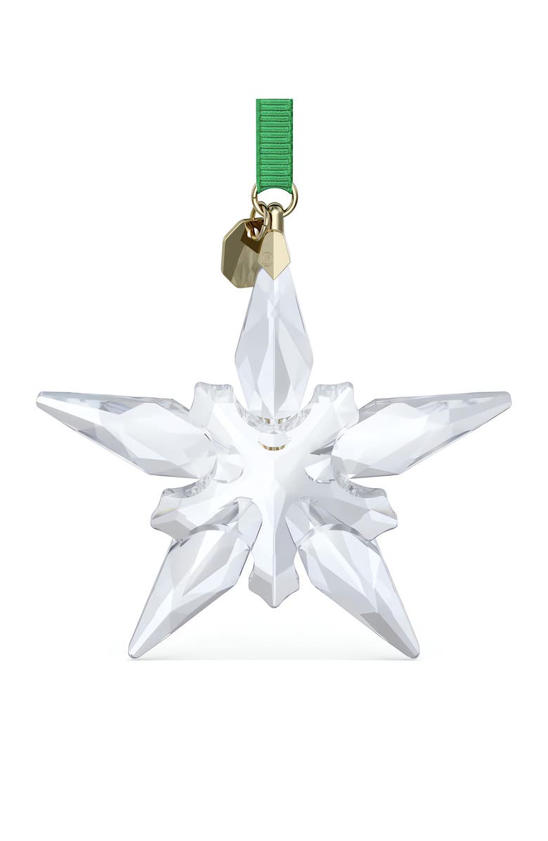 Swarovski 2025 Annual Edition Festive Crystal Snowflake Ornament, Alternate, color, White