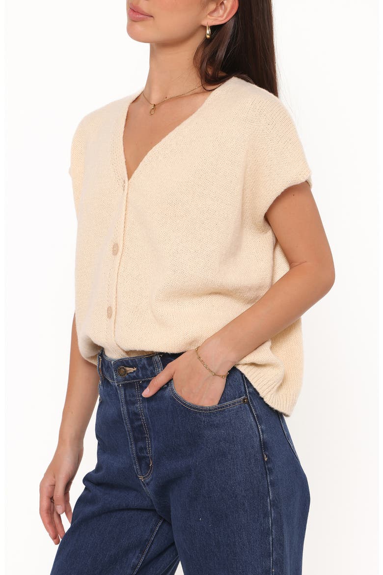 Mariana Knit Sweater Vest, Alternate, color, LEMON