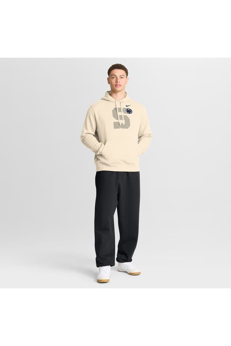 Men's Nike Cream Penn State Nittany Lions Campus Shadow Hoodie, Alternate, color, Cream