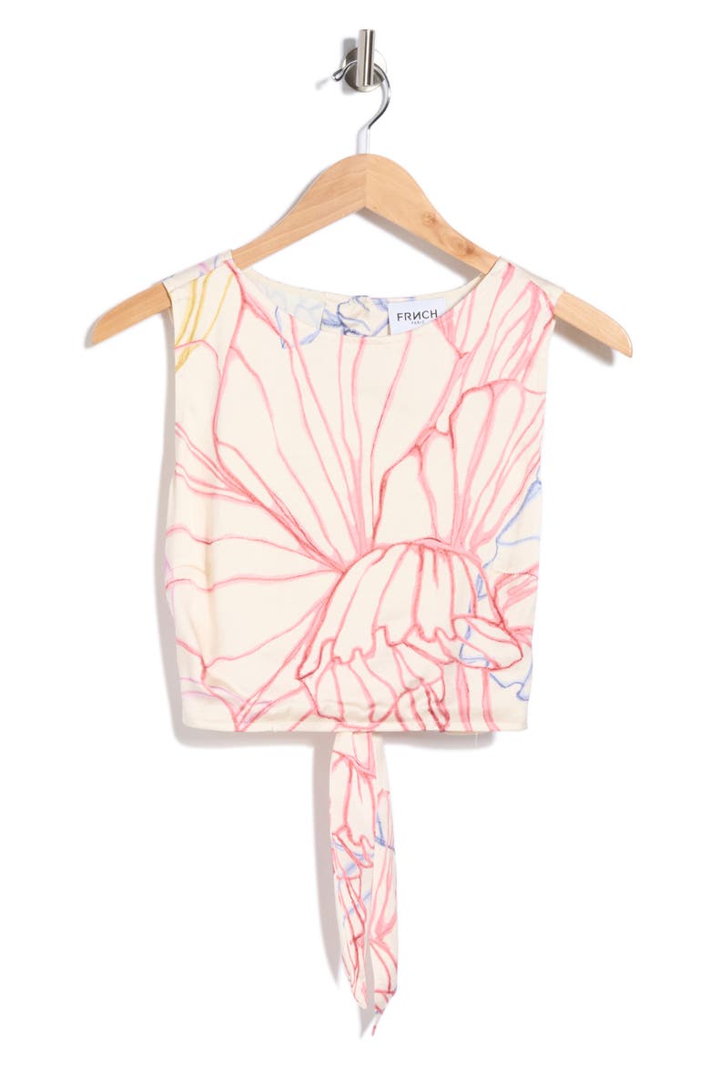 Lola Sleeveless Crop Top, Alternate, color, PASTEL SKECTH
