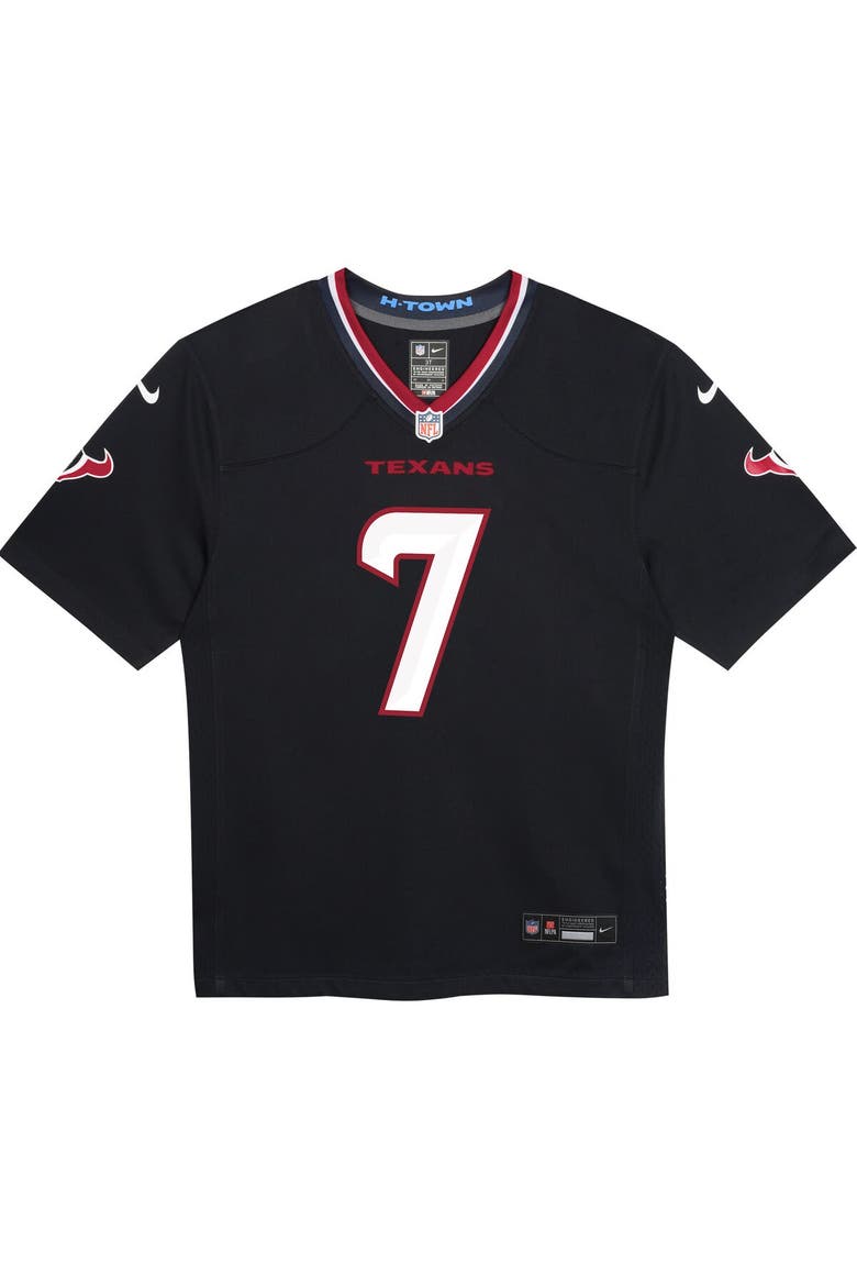 Preschool Nike C.J. Stroud Navy Houston Texans Game Jersey, Alternate, color, Navy