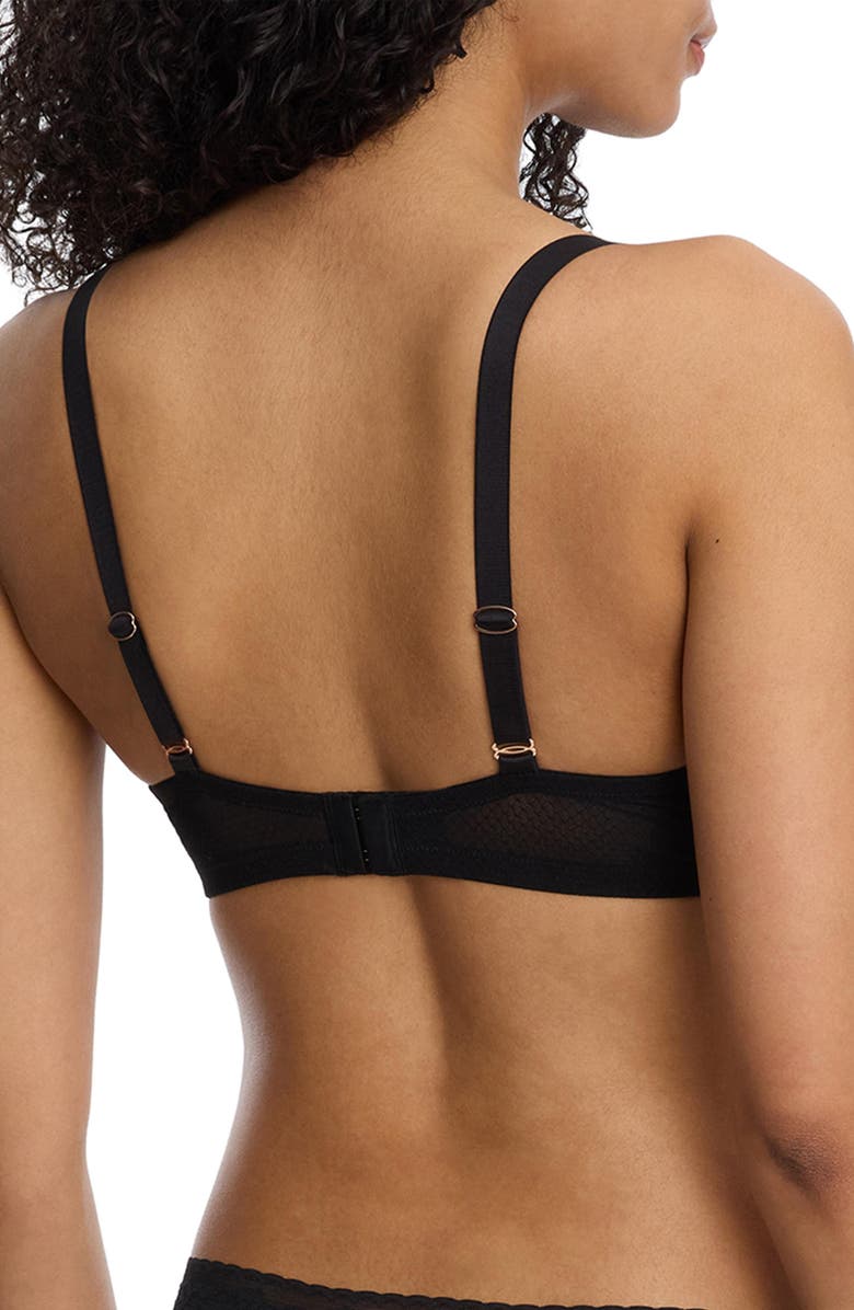 Skarlett Blue Lace Balconette Underwire Bra, Alternate, color, Black