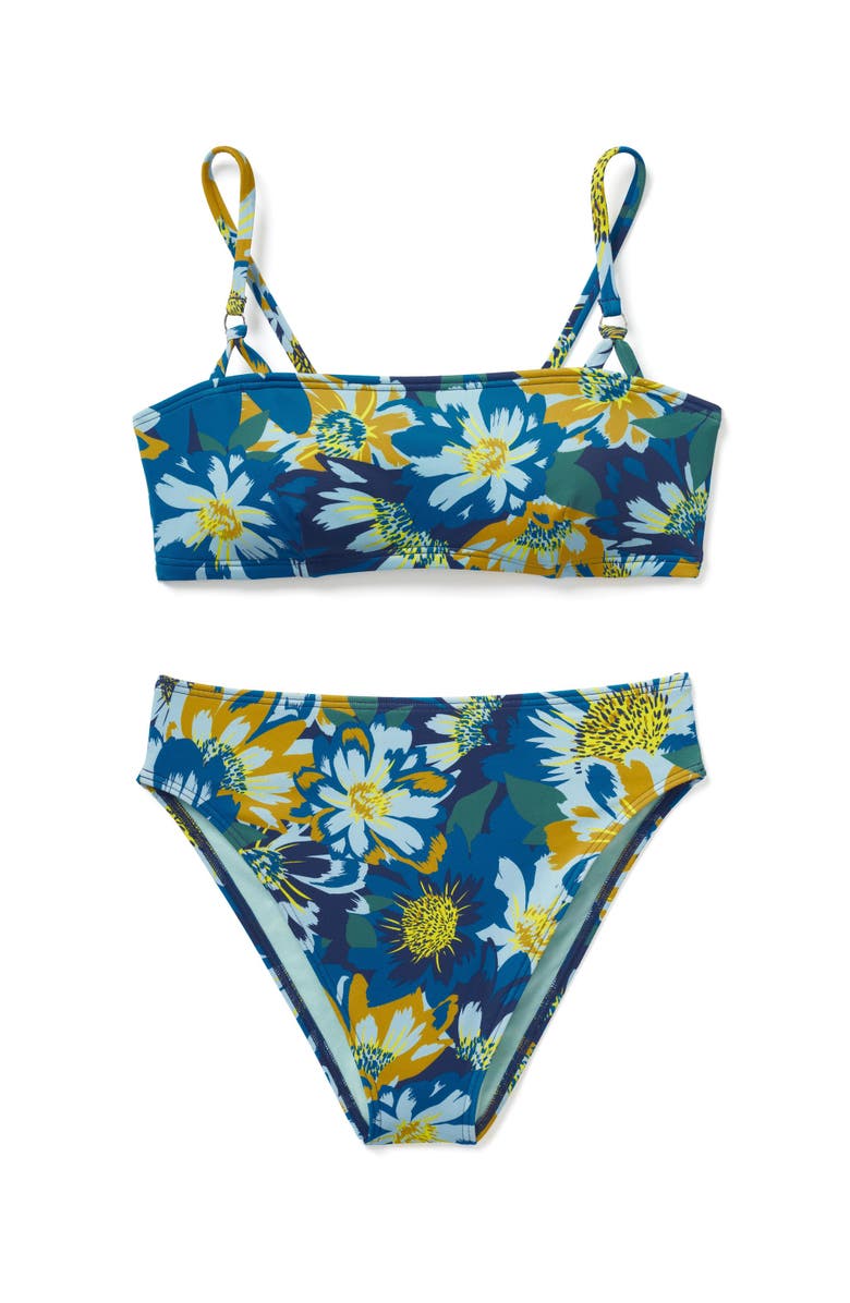 Adore Me Lissa Swimwear Bra, Alternate, color, Floral Green