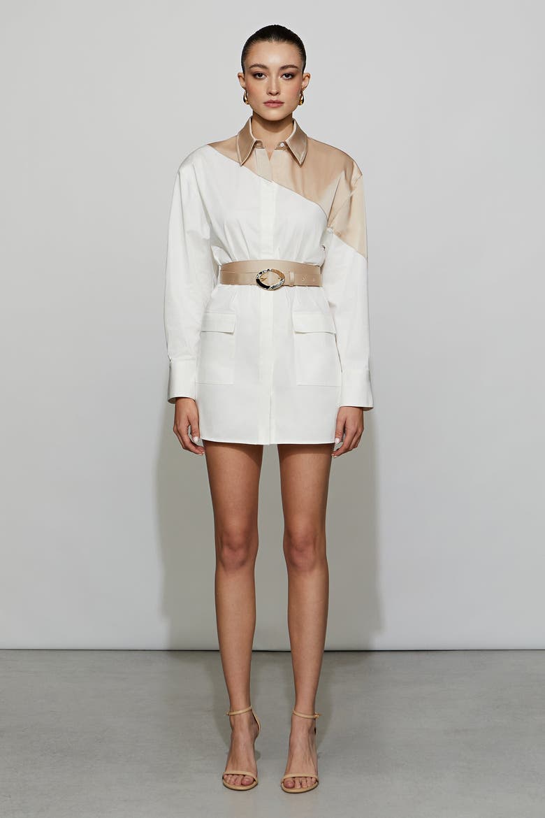 Halle Dress, Main, color, Vanilla/White