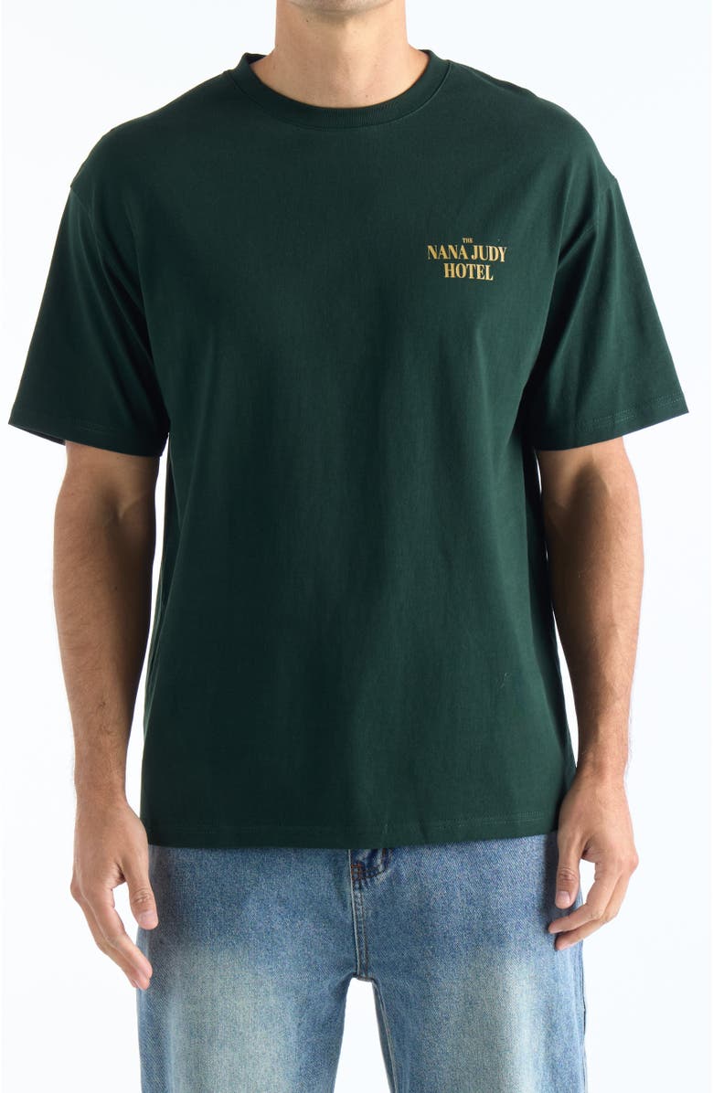 NANA JUDY Spencer T-Shirt, Main, color, Dark Green