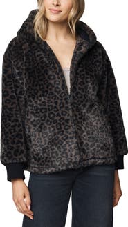 Splendid Lucia Faux Fur Hooded Jacket
