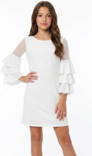 Un Deux Trois Tiered Sleeeve Dress