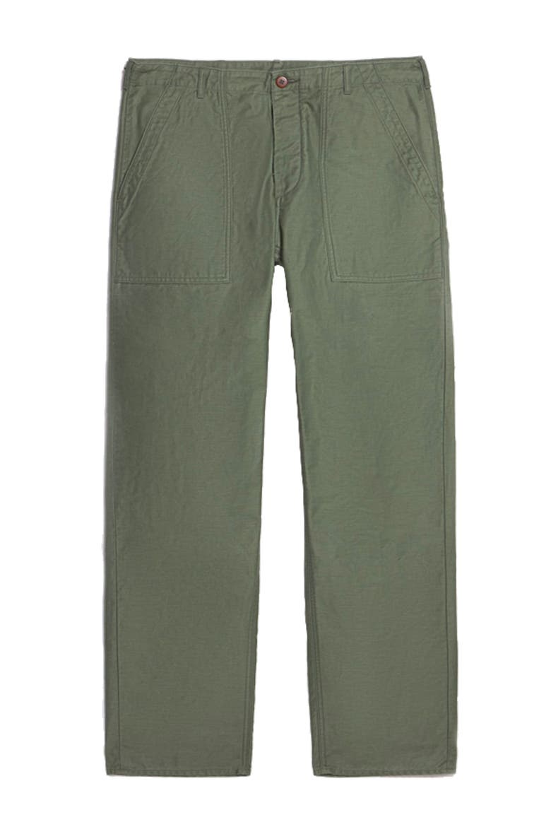 Newfatigue Satin Pocket Trousers, Main, color, GREEN