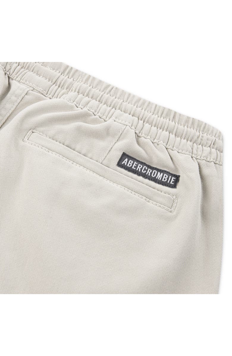 abercrombie kids Kids' Slim Stretch Twill Joggers, Alternate, color, Pumice Stone