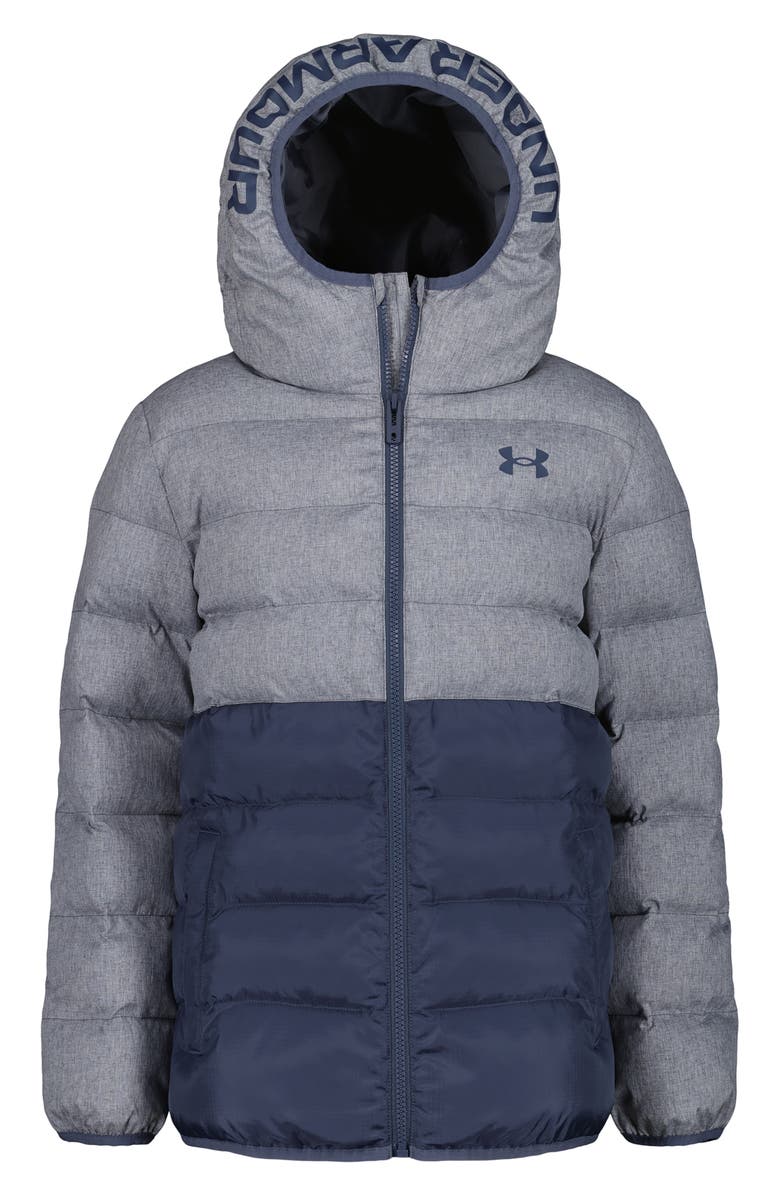 Under Armour Kids' Pronto Puffer Jacket, Main, color, Downpour Gray