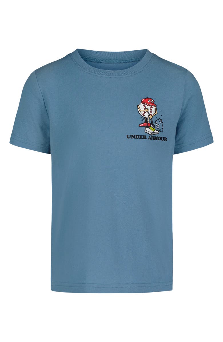 Under Armour Kids' Clean-Up Crew Graphic T-Shirt, Main, color, Blue Smoke