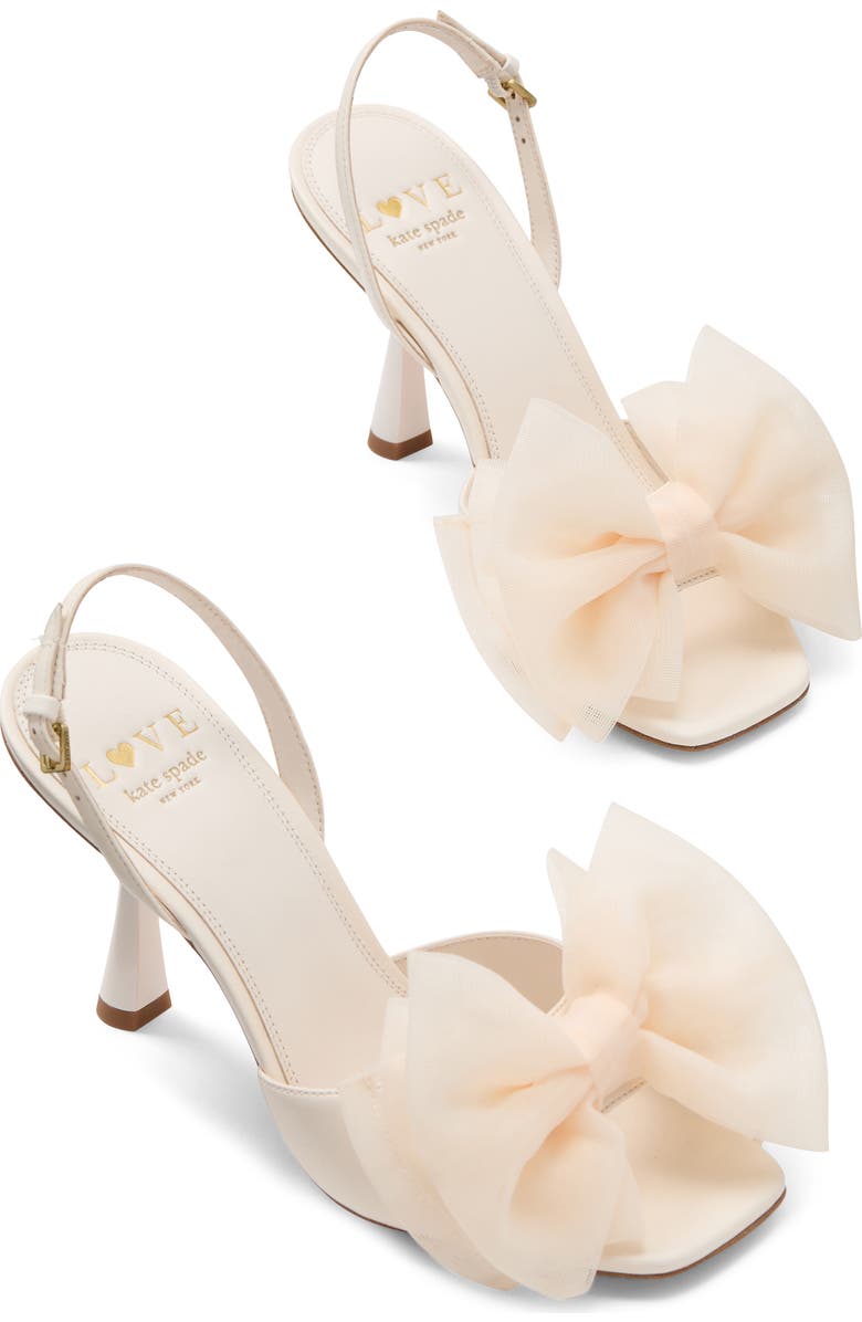 Kate Spade New York beau slingback sandal, Alternate, color, Cream.