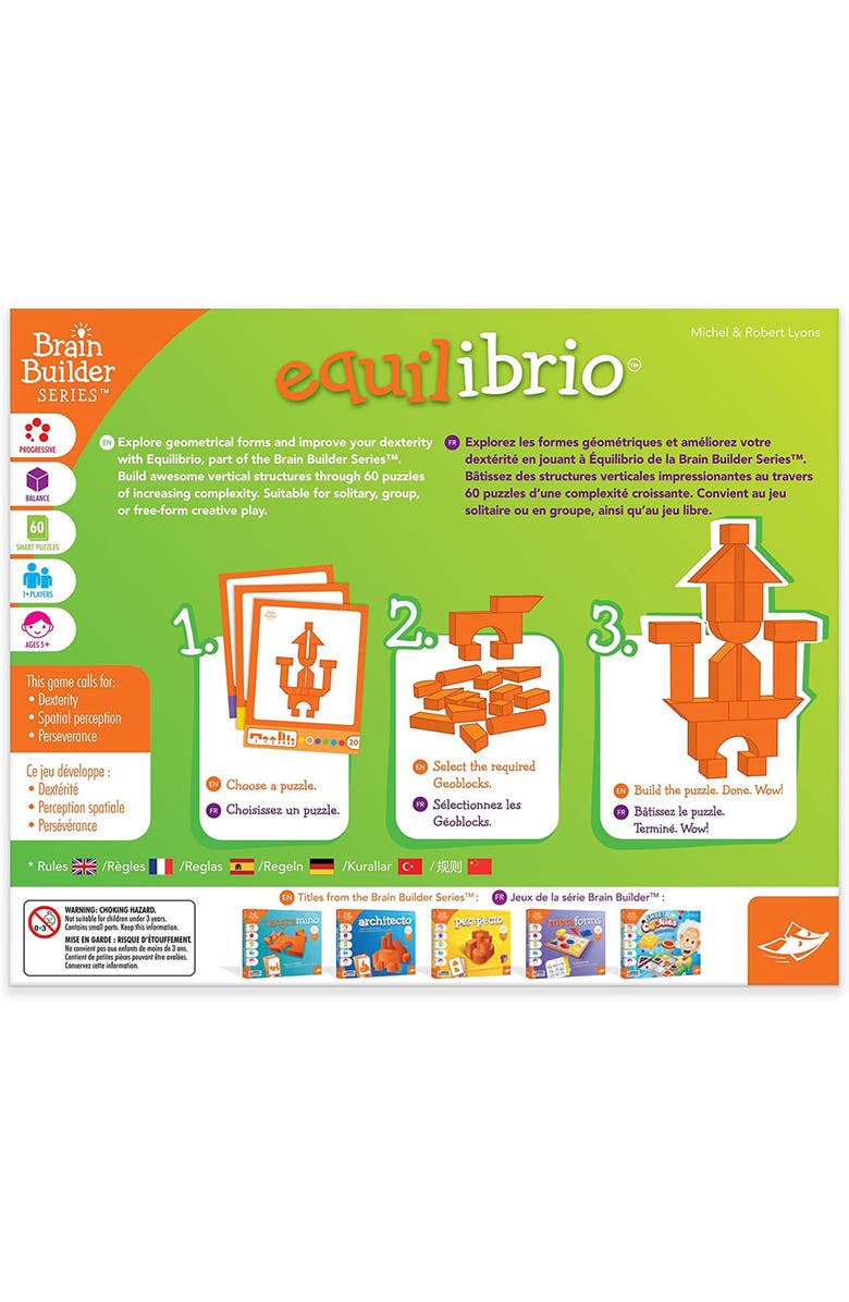 FoxMind Equilibrio Spatial Logic and Dexterity Game, Alternate, color, 