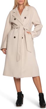 Belle & Bloom Real Love Double Breasted Maxi Coat