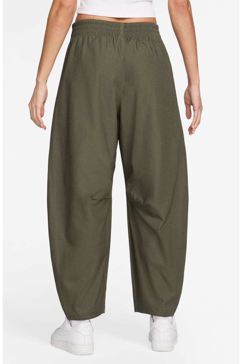 Sportswear Street Barrel Leg Pants, Alternate, color, MEDIUM OLIVE/ SAIL