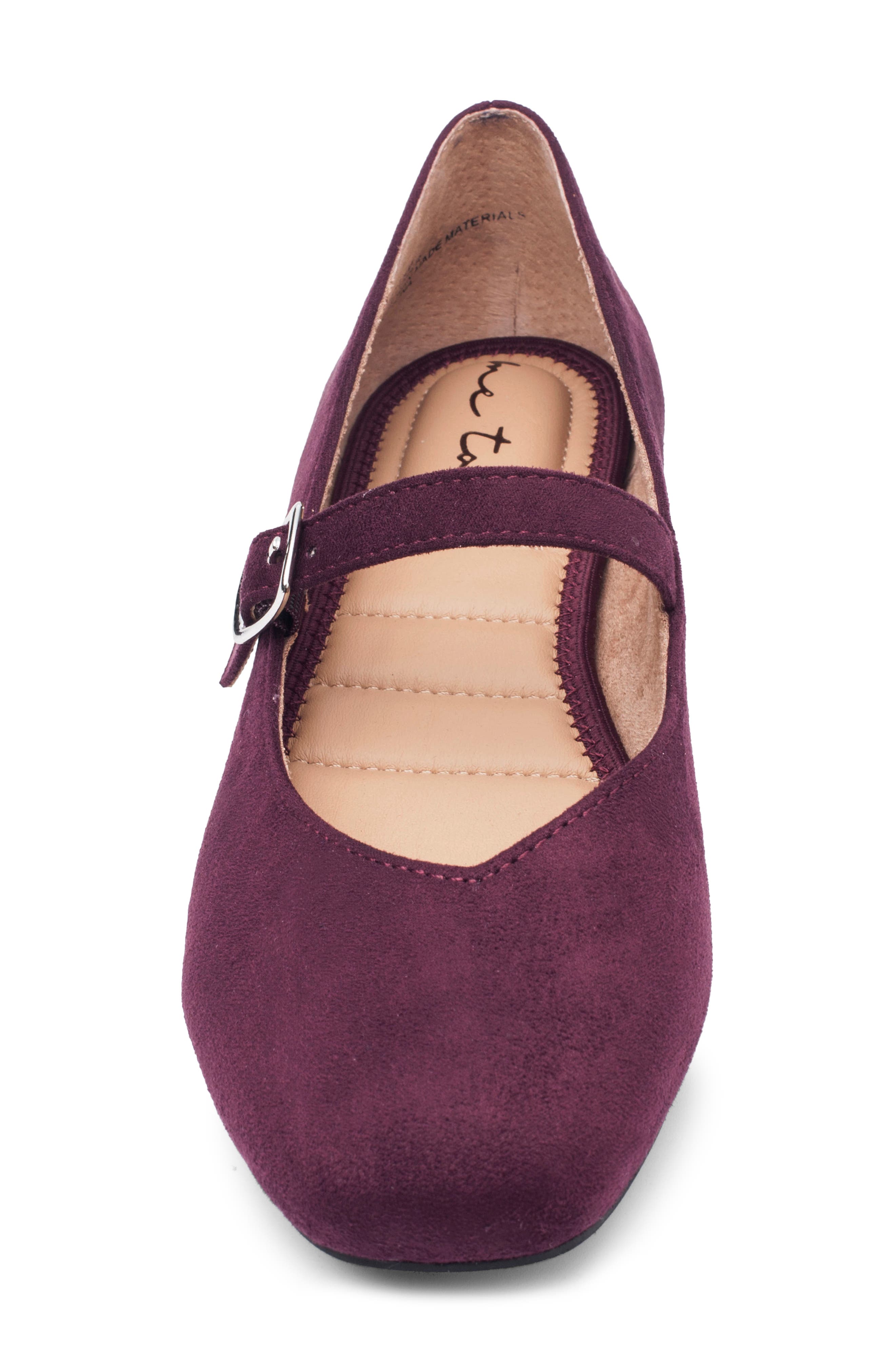 Me Too Sasha Mary Jane Flat, Alternate, color, Japanese Eggplant