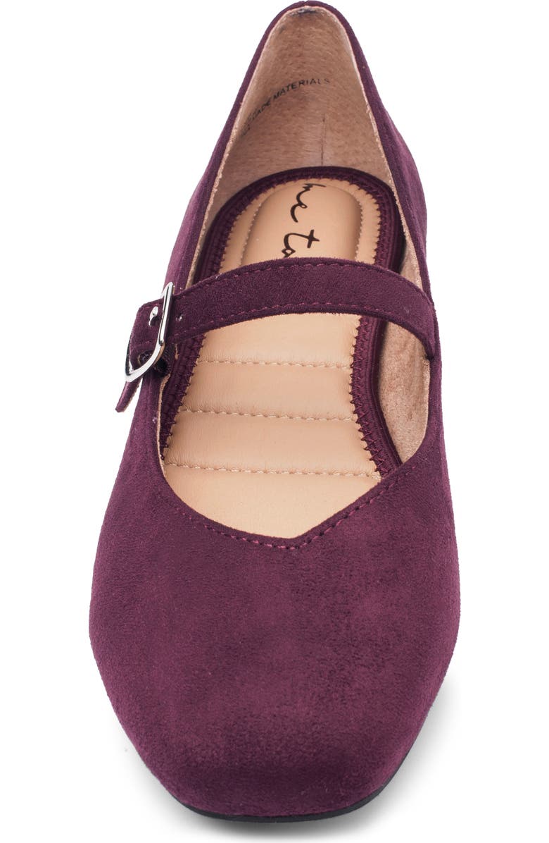 Me Too Sasha Mary Jane Flat, Alternate, color, Japanese Eggplant