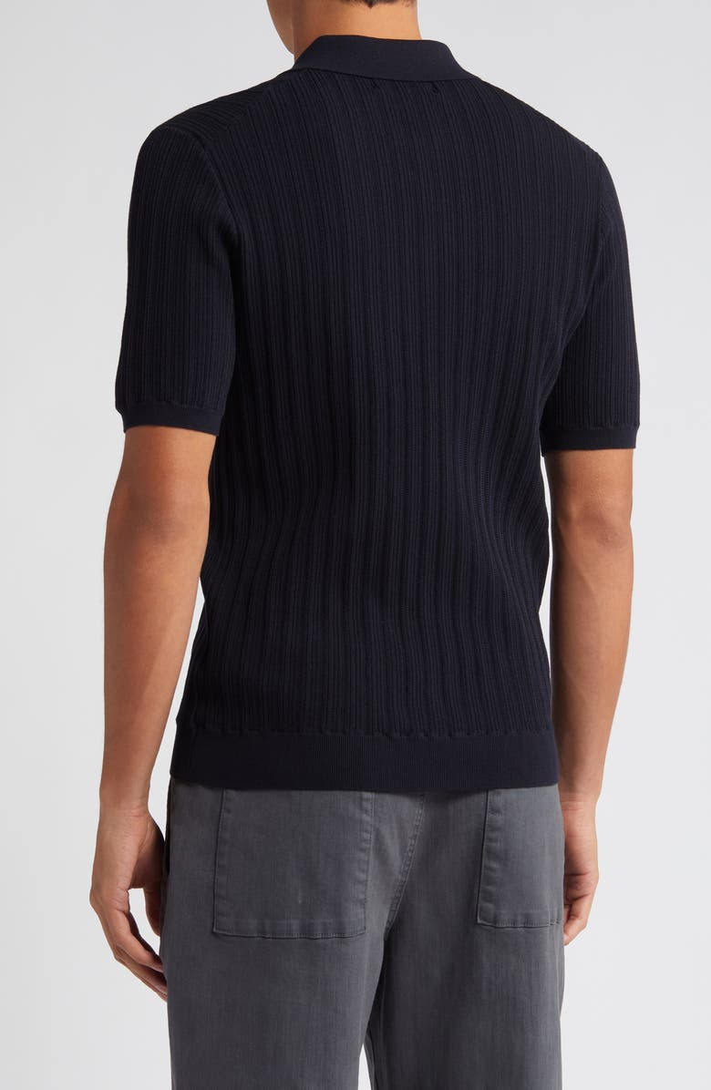 Wax London Naples Cotton Blend Knit Polo, Alternate, color, Midnight