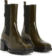AllSaints Skarlet Block Heel Chelsea Boot