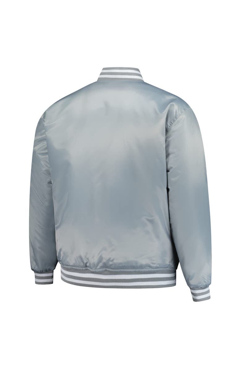 Mitchell & Ness Men's Mitchell & Ness Blue/Silver Detroit Lions Big & Tall Throwback Reversible Full-Zip Jacket, Alternate, color, Blue