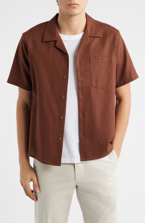 Cuban Linen Camp Shirt