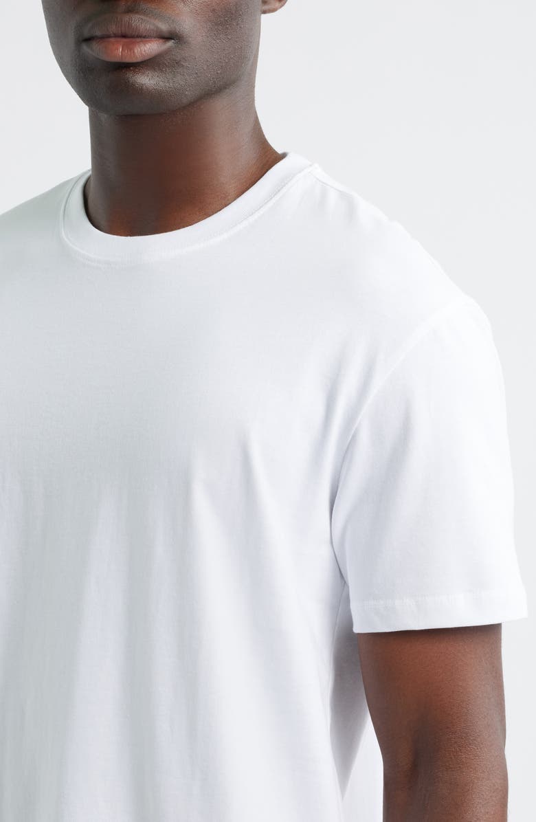 Mavi Jeans Solid Cotton Crewneck T-Shirt, Alternate, color, 