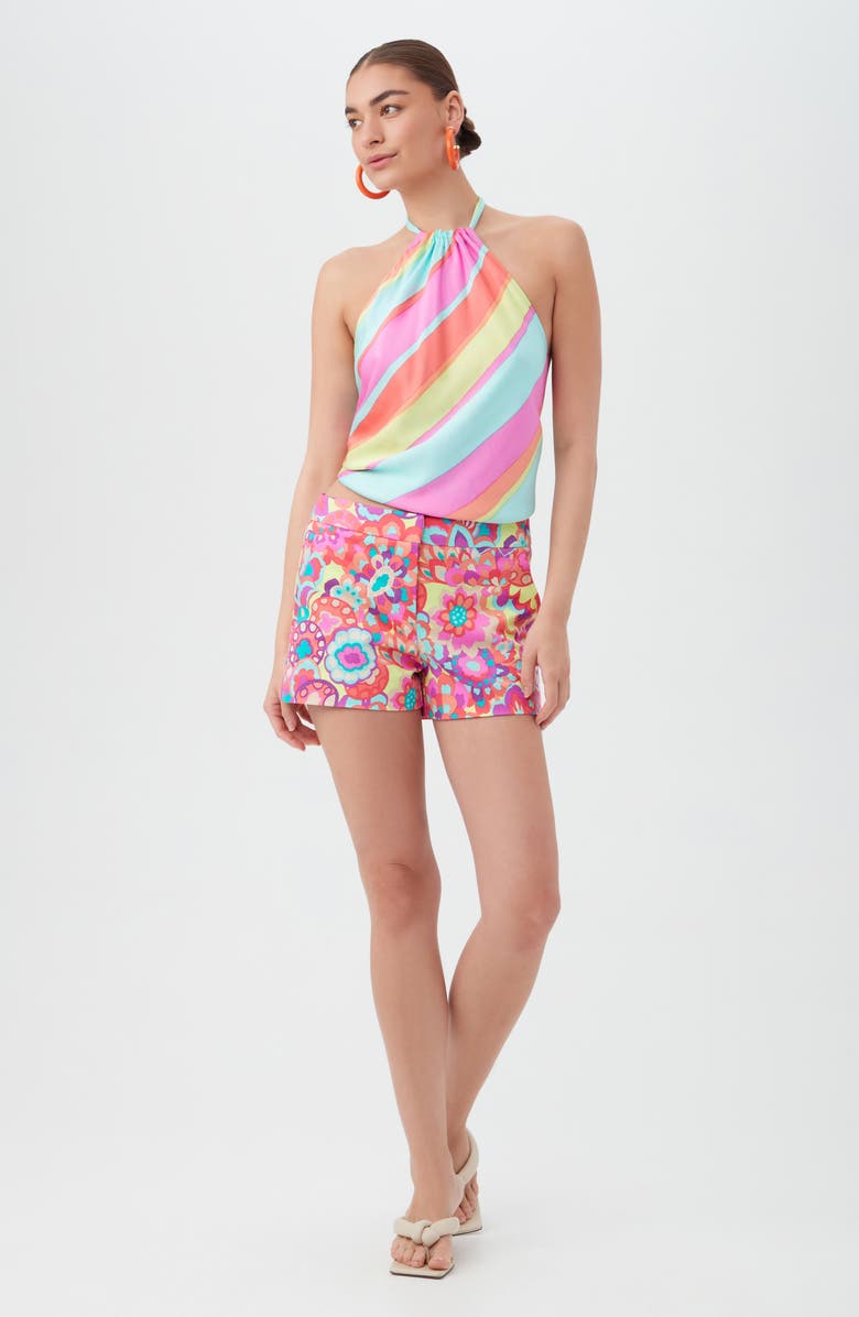 Trina Turk Tamika Halter Top, Alternate, color, Multi