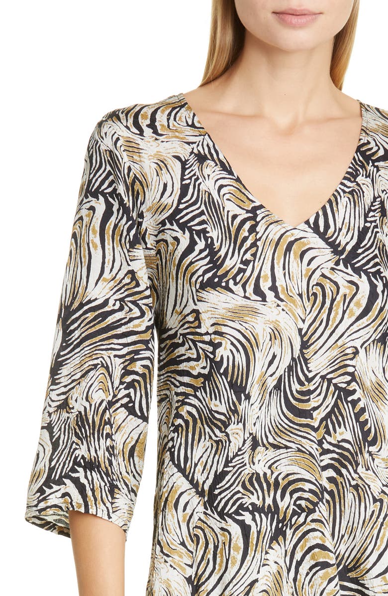 Masai Copenhagen Nora Print Midi Dress, Alternate, color, 