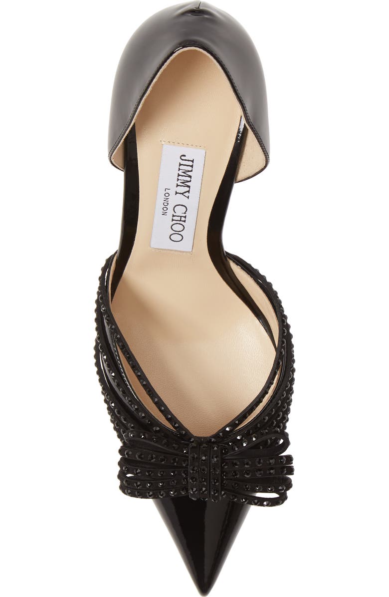 Jimmy Choo Kaitence Crystal Bow d'Orsay Pump, Alternate, color,