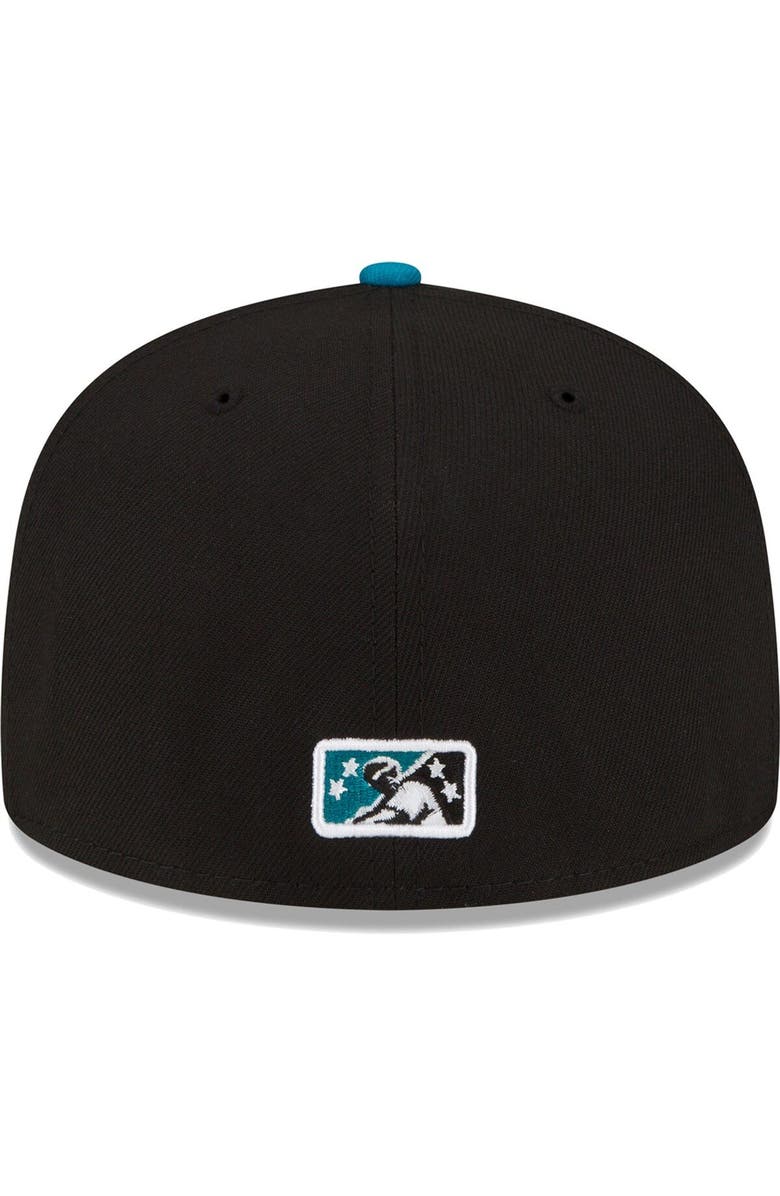 New Era Men's New Era Black Albuquerque Isotopes Copa De La Diversion 59FIFTY Fitted Hat, Alternate, color, Black