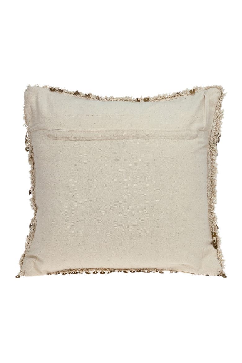 Acacia Transitional Beige Throw Pillow, Alternate, color, BEIGE