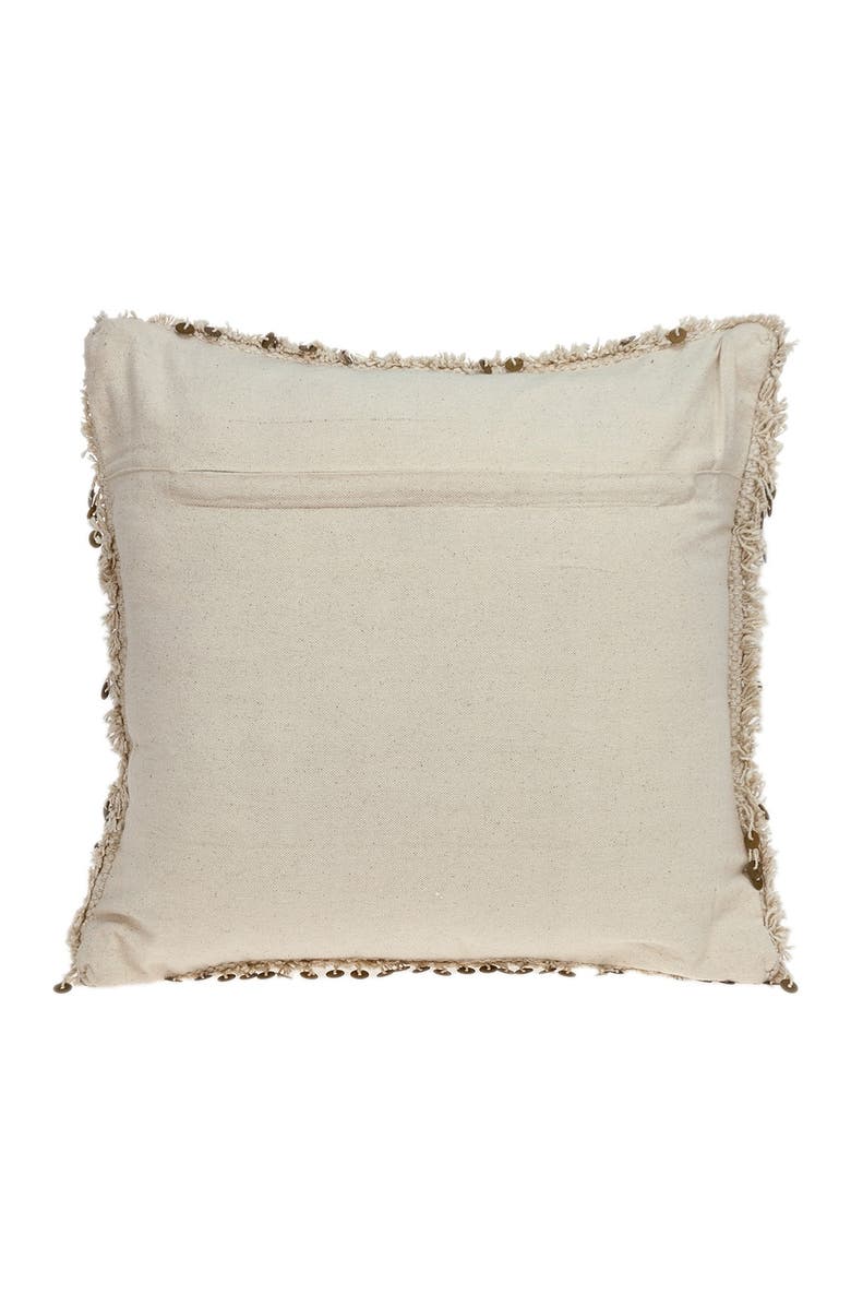 PARKLAND COLLECTION Acacia Transitional Beige Throw Pillow, Alternate, color, Beige