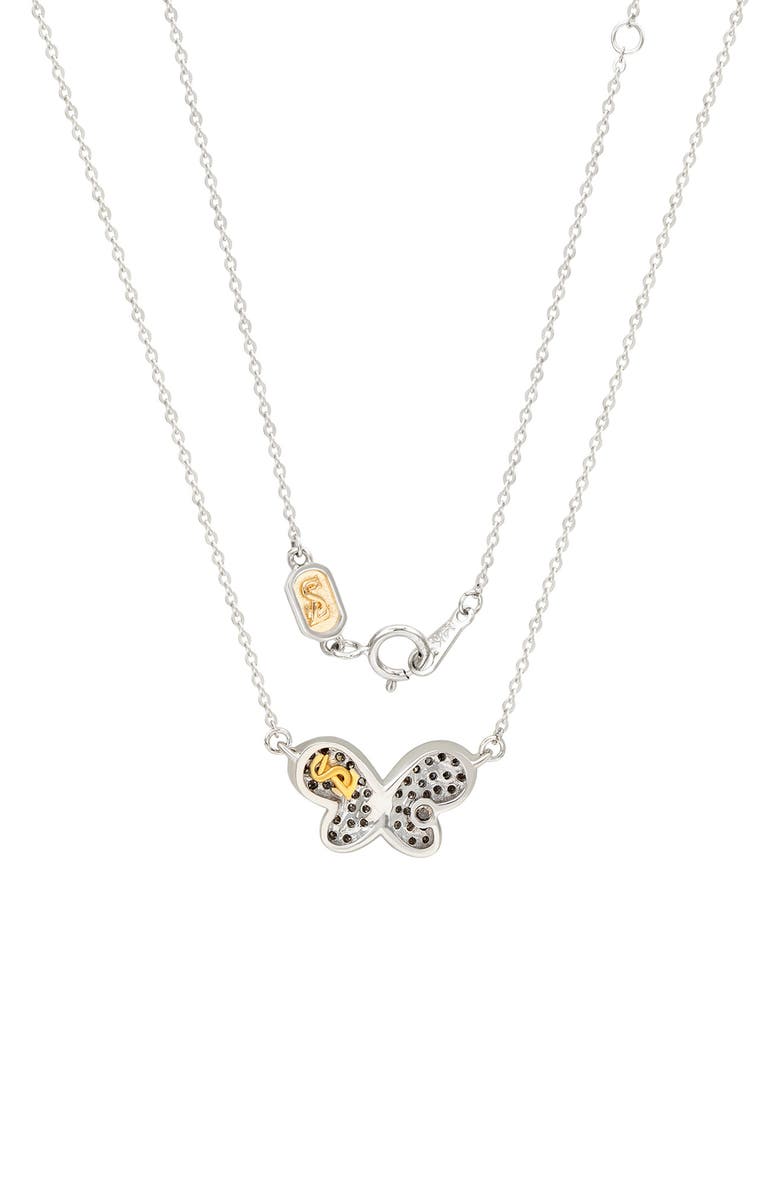 SUZY LEVIAN DIAMONDS Diamond Butterfly Pendant Necklace, Alternate, color, White Gold