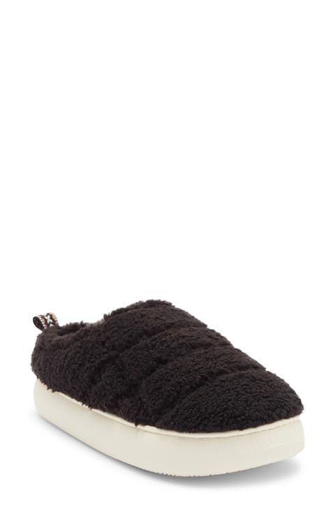 Dion Faux Fur Quilted Clog Slipper (Men)