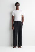 COS Cotton Relaxed Wide-leg Drawstring Pants
