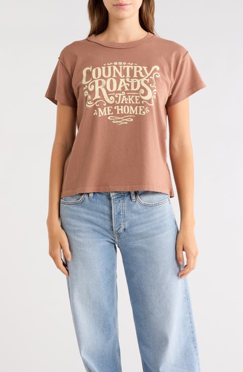John Denver Country Roads Graphic T-Shirt