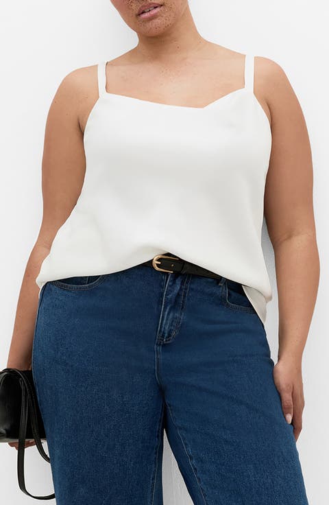 Cowl Neck Satin Camisole