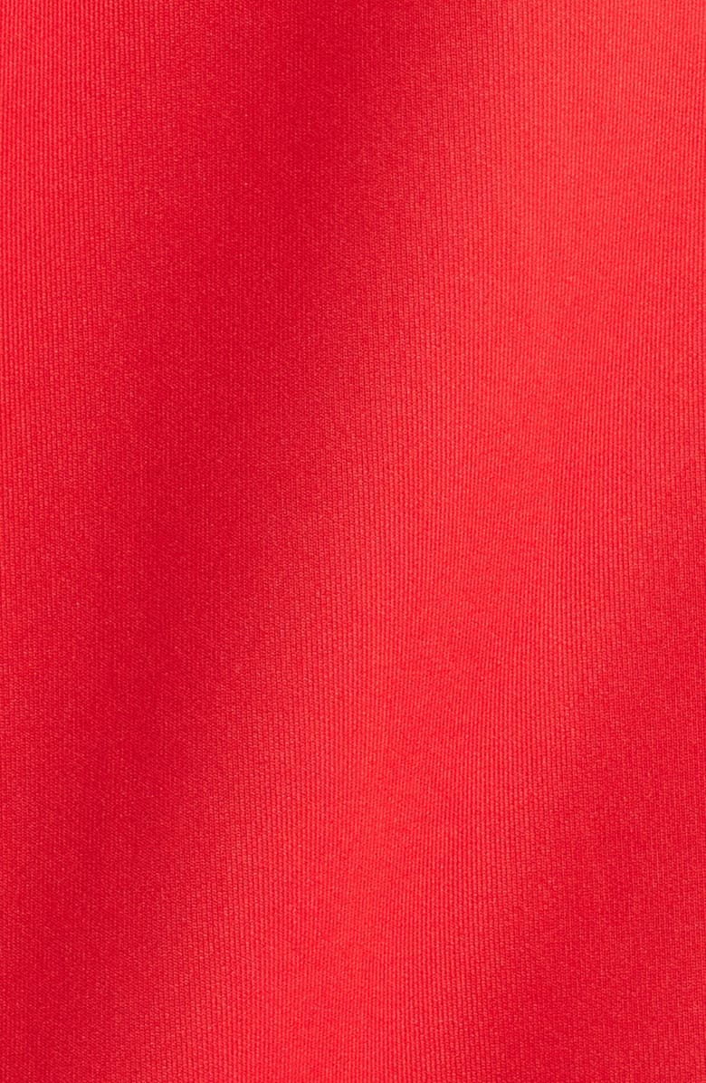 CRIMINAL DAMAGE Pintuck Half Zip Track Top, Alternate, color, Red/Ecru