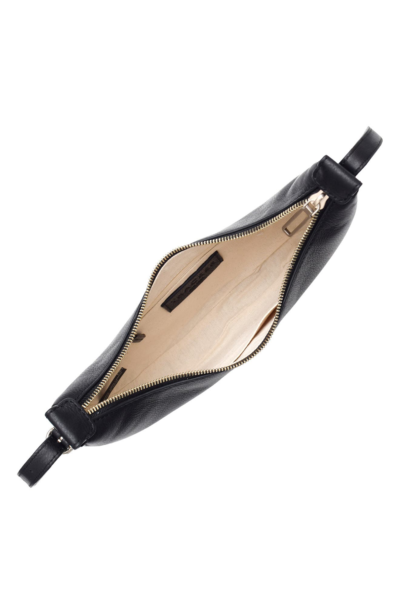 Thacker Silas Leather Crossbody Bag, Alternate, color, Black