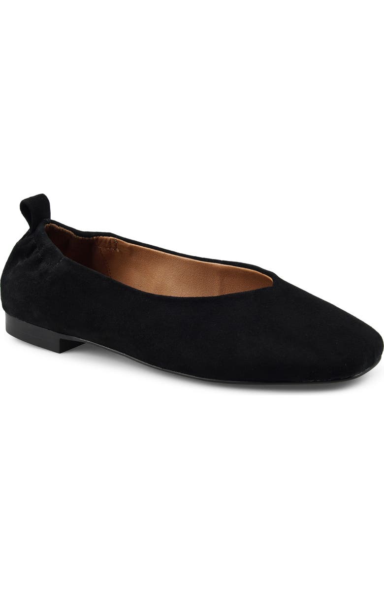 Artisan Crafted By Zigi Chaplinn Flat, Main, color, Black Suede