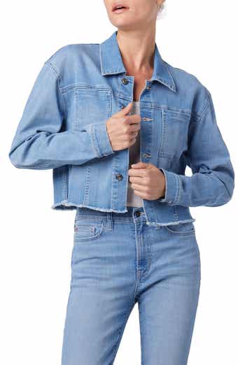 Hudson Jeans Crop Denim Shirt-Jacket