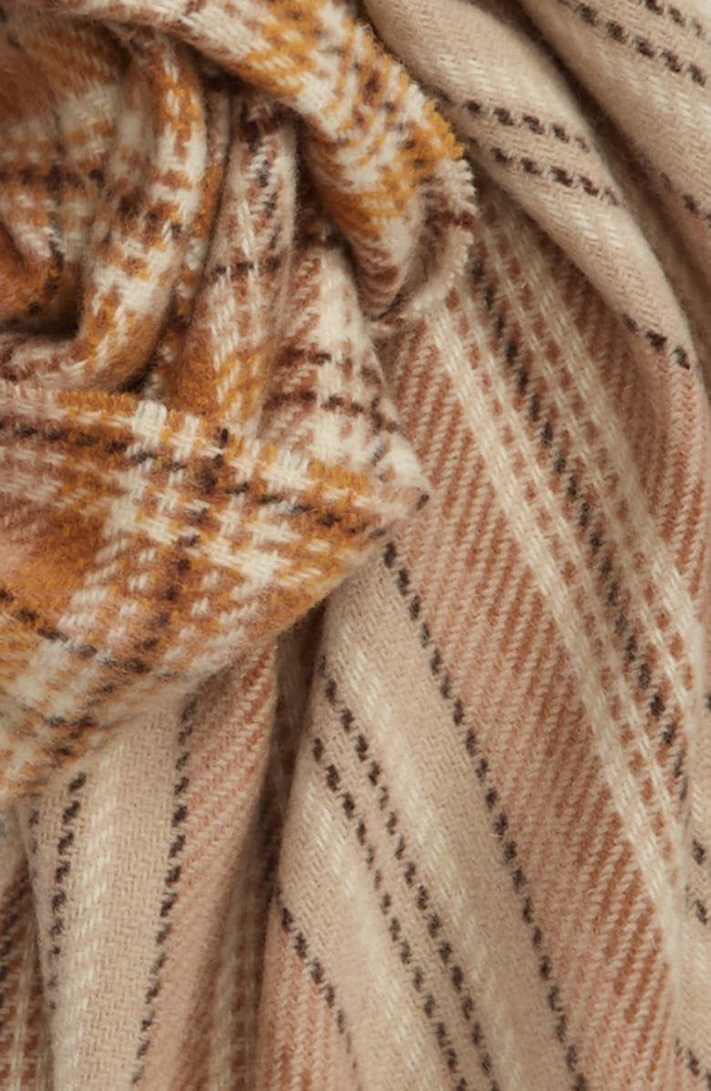 Acne Studios Check Wool Scarf, Alternate, color, 