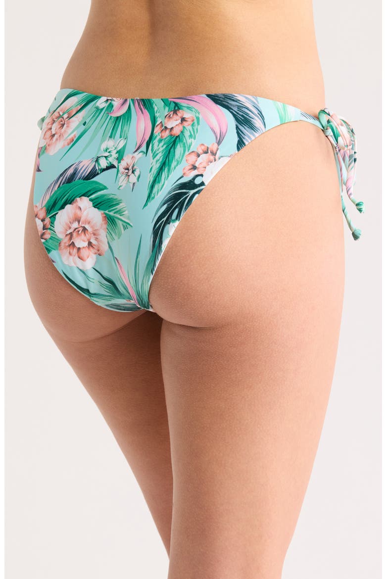 Print Tie Side Bikini Bottoms, Alternate, color, MIAMI LANE
