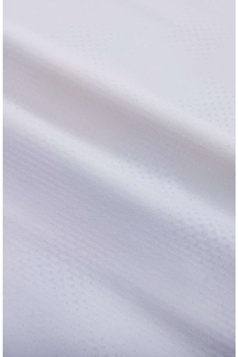 Axel Shaped Fit Jacquard Button-Up Shirt, Alternate, color, WHITE