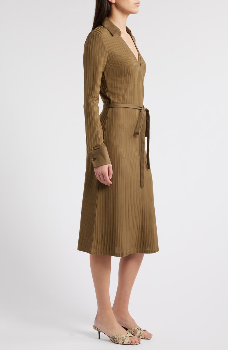 BOSS Ellarie Rib Long Sleeve Dress, Alternate, color,